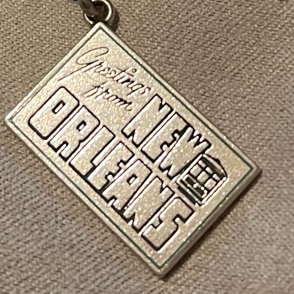 Tiffany Silver New Orleans Post Card Charm